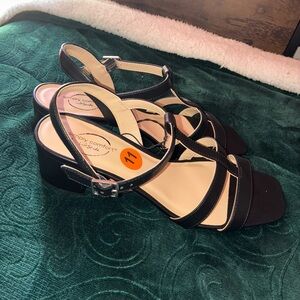 Black Strappy Sandals